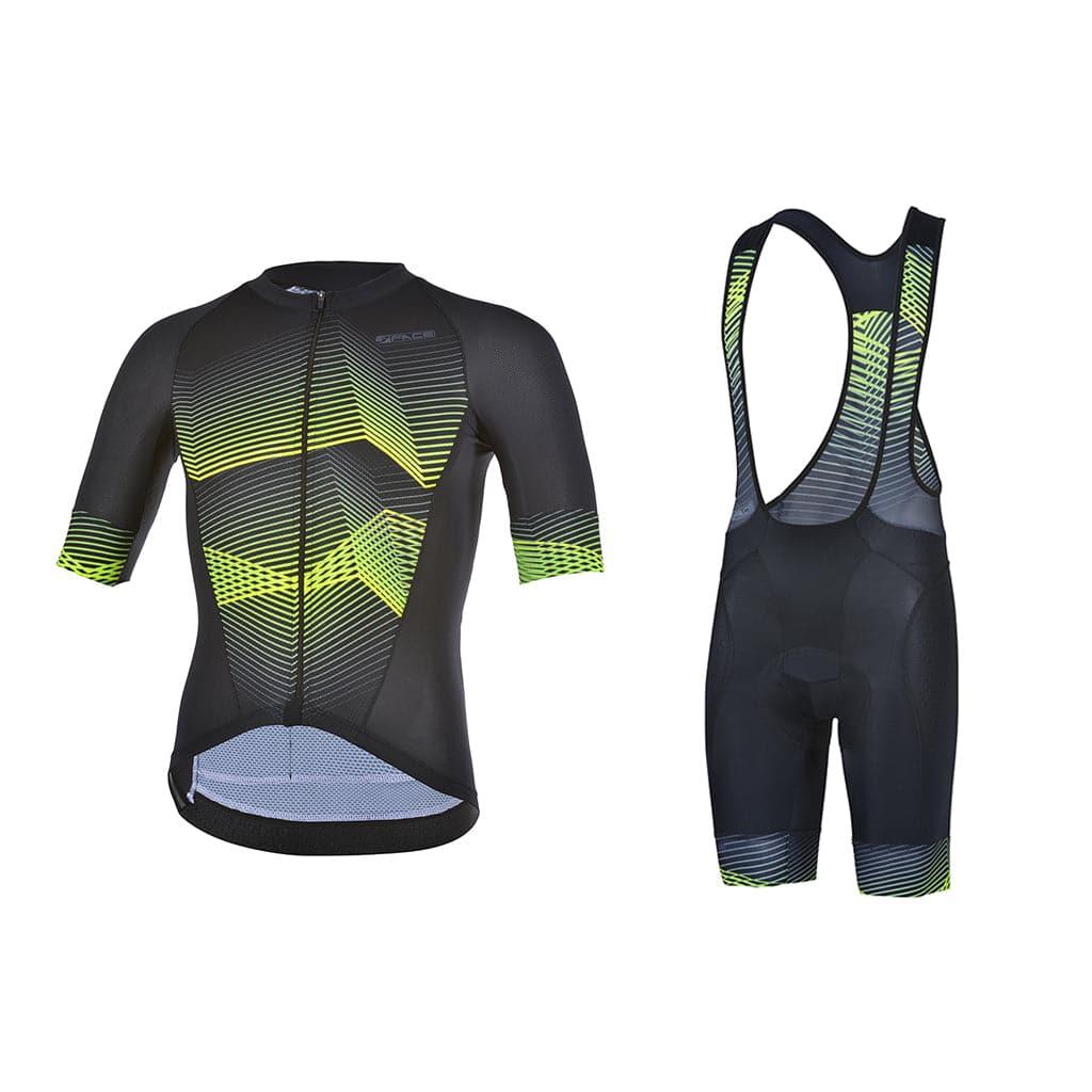 Completo Estivo Electric Tute da ciclista Threeface S black